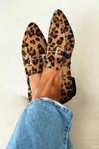 Juul | Elegant loafers with a pattern and subtle heels