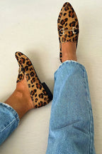 Juul | Elegant loafers with a pattern and subtle heels