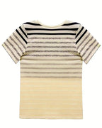 Evelyn – T-Shirt Round Neck Short Sleeve Striped