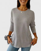 RILEY – BUTTON SIDE RELAXED TOP
