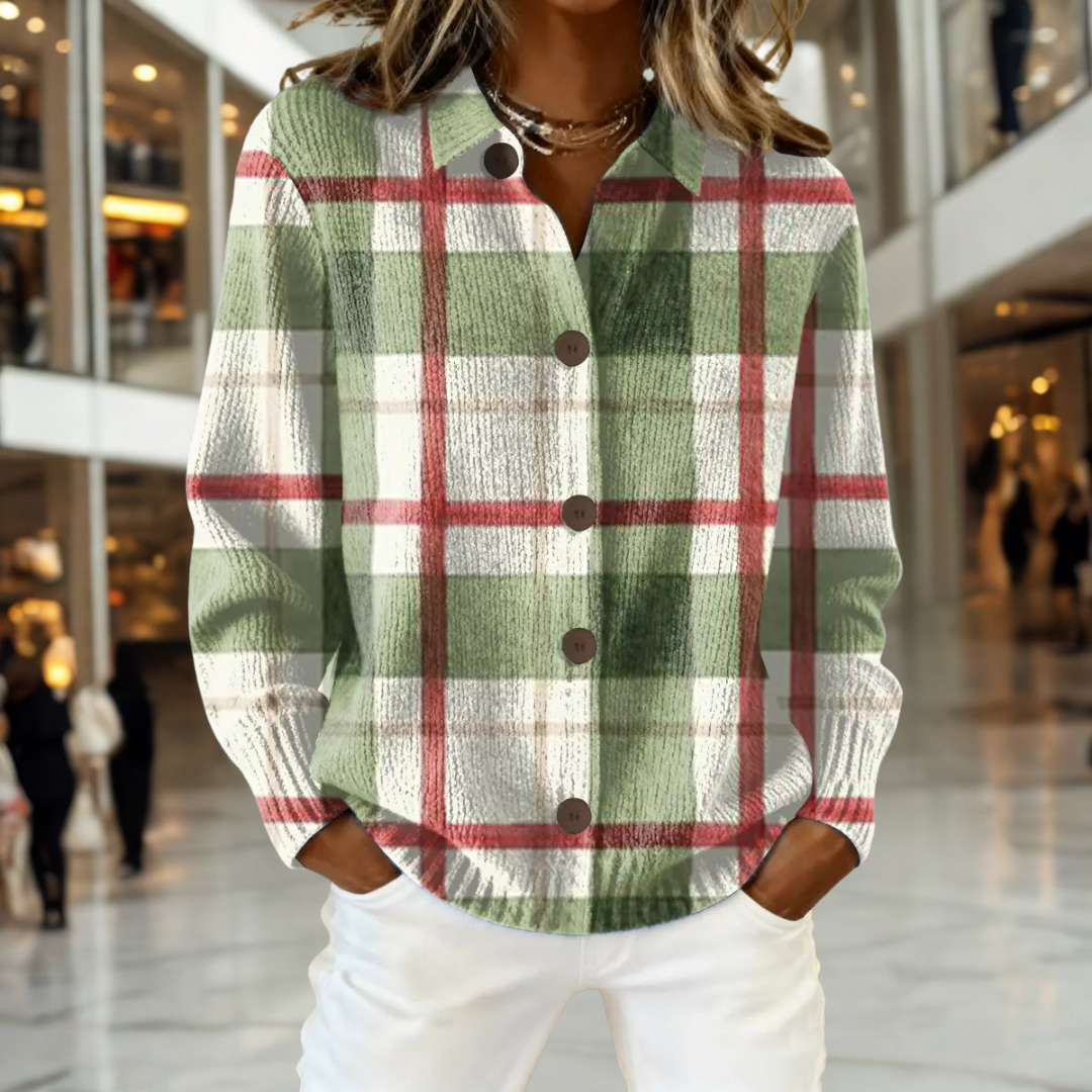 Vivian | Vintage Tartan Cardigan