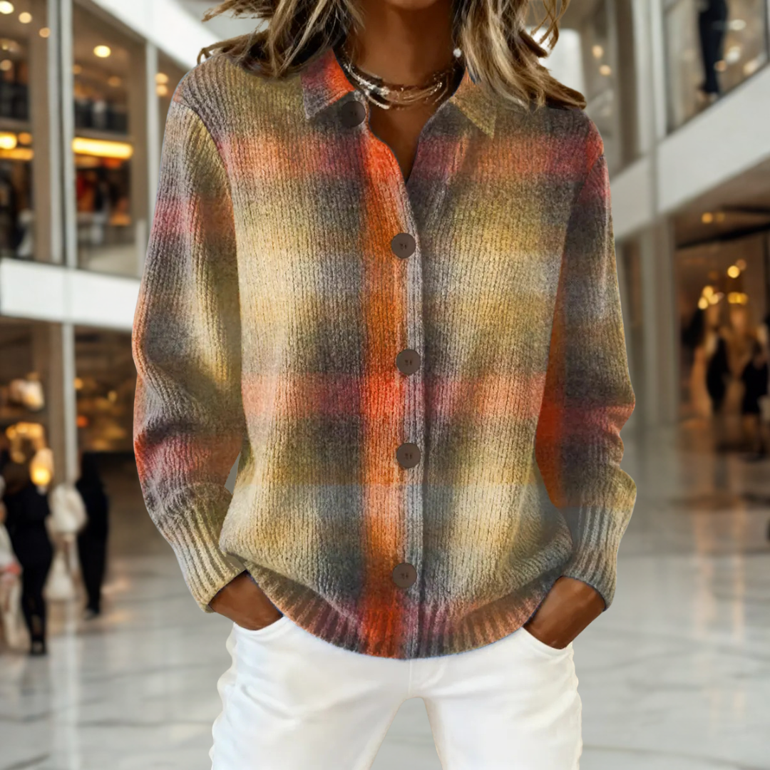 Sophie | Artisan Check Cardigan