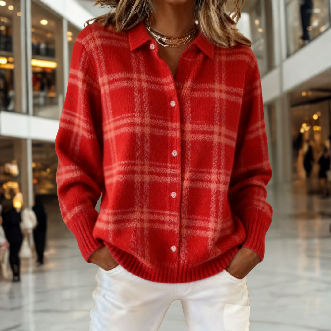 Chloe | Heritage Plaid Cardigan