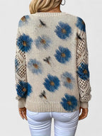 Maelynn™ – Floral Sweater for Timeless Elegance